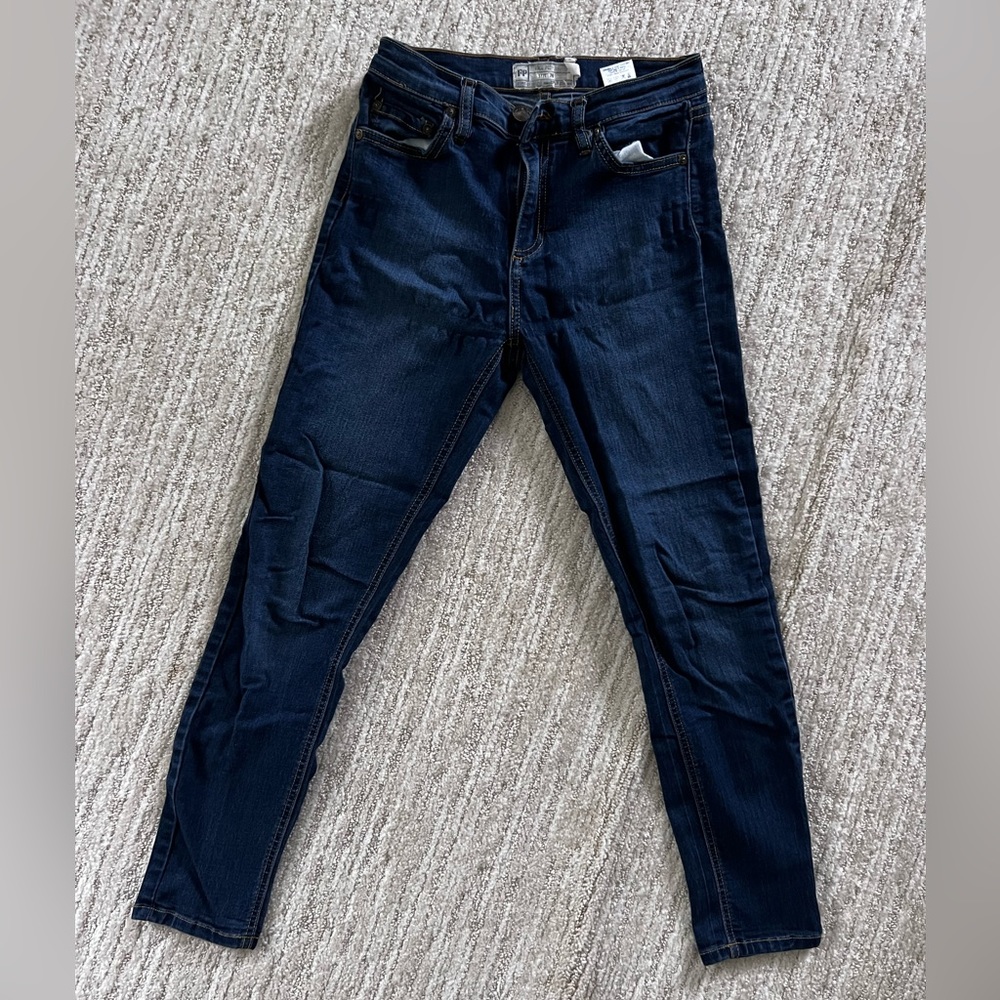 Free people high waisted ankle jeans